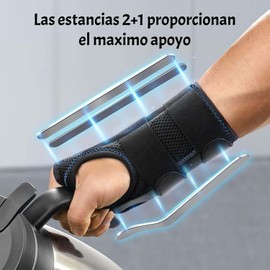 Muñequera De Soporte, Muñequera Ajustable Con 3 Soportes, Soporte Ligero Y Transpirable, Muñequera Para Hombres Y Mujeres