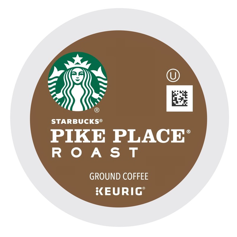 Starbucks Pike Place Roast K-Cups for Keurig , 1 Count