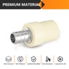 20-Pack HeSun 1/2-Inch CPVC Transition Coupling, 1/2" PEX x 1/2"