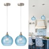 Brushed Nickel Pendant Lights Kitchen Island, Globe Pendant Light Fixtures