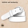 Shenky Leather Belt 3 cm Wide in Beautiful Colours -