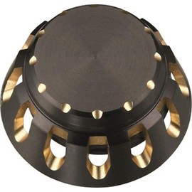 Daiwa SLP WORKS SLPWA043 Handle Cap, LPW, Spinning Handle Cap, S, For Spinning Reels, Gunmetal Reel