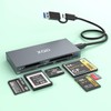 6-in-2 XQD Card Reader, Memory Card Reader for XQD Cards