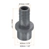 PATIKIL UPVC Reducer Pipe Fitting 20mm OD 15mm Barbed, 5