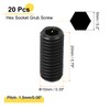 sourcing map 20Pcs Hex Socket Grub Screw, M10x20mm 304 Stainless