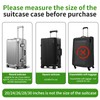 YHOUSE Suitcase Covers For Luggage, 28 Inch Clear PVC Luggage