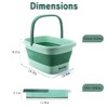 Collapsible Foot Bath Basin for Soaking Feet,Pedicure Foot Spa, Foot