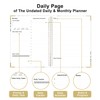 Undated Daily Monthly Planner for 2025 2026 - A4 To