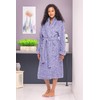 Alexander Del Rossa Fluffy Fuzzy Robe for Women, Heathered Purple