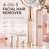 4-in-1 Electric Facial Shaver for Women – Rechargeable Hair Remover