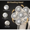 SEJOY 6D Rotary Electric Shaver Rechargeable Bald Head Hair Beard