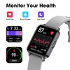 Imzuc Pedometer Watch Senior Friendly No App/Phone Required, Waterproof Fitness