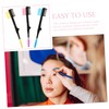 Healeved 3pcs Double Head Portable Eyebrow Brush Eyelash Curler Fashion
