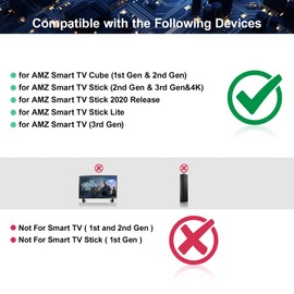 Replacement Voice Remote Control fit for Smart TV Stick (2nd Gen&4K&Lite&2020 Release), TV Cube, and 3rd Gen AMZ Smart TVs, Not for Insignia-Toshiba-Pioneer Smart TVs