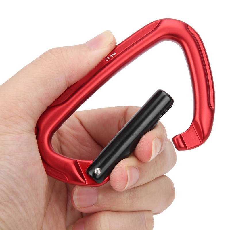 Locking Carabiner Clip DRing Hook Safety Bearing Buckle for Climbing