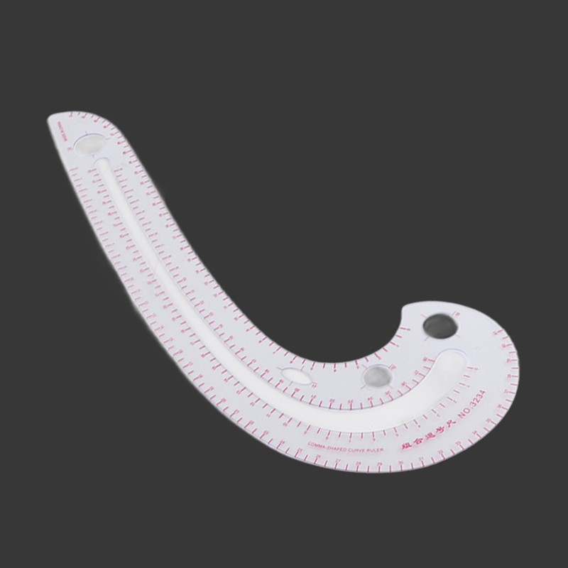 4Pcs Comma Curve Ruler Multifunction Combination Sewing Trimming Drawing Dressmaking