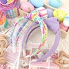 Lanmerry Easter Knot Headbands for Women Rabbit Hairbands Bunny Egg