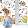 Spring Summer Window Clings Hello Spring Stickers, 97 Pcs Tulip