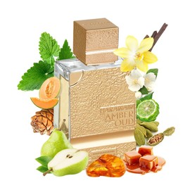 Amber Oud Gold 999.9 - Dubai Edition by Al Haramain for Women - 3.33 oz Extrait De Parfum Spray