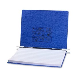ACCO PRESSTEX Hanging Data Binder with Storage Hooks, 14.88 x 11 Inch Sheet Size, Unburst Sheets, 6 Inch Capacity, Dark Blue (A7054073), 1"