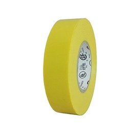 Alanson Products Colored Electrical Tape 3/4 in (62018-B) (3/4"(19mm) x 66' - 100 Rolls Per Case, Yellow)