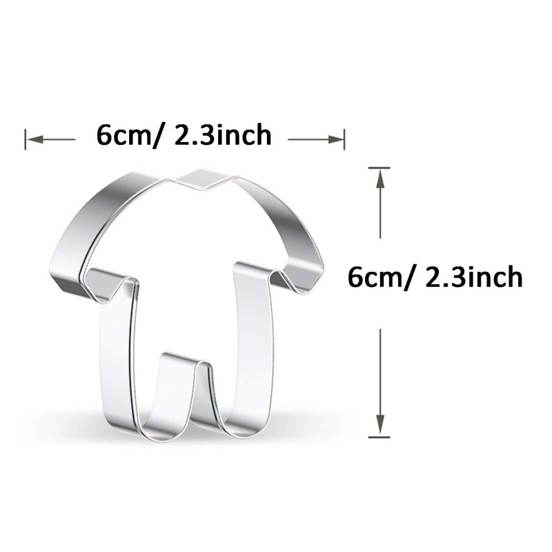 WDYJMALL Baby Onesie Clothes Shape Cookie Cutter - B