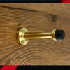 ZhongWang Hardware DSB002 Brass Bright Brass Door Stop/Tope de puerta