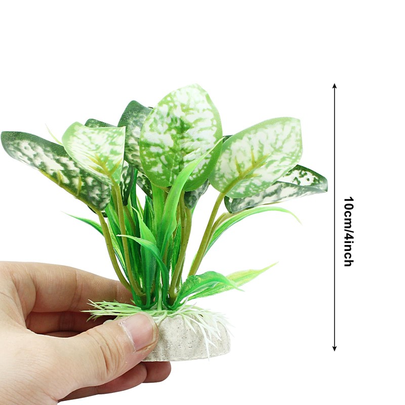 Auvotuis Soft Aquarium Plants Betta Fish Tank Decorations Betta Leaf