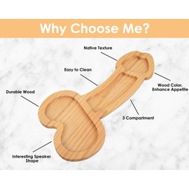 DS. DISTINCTIVE STYLE Funny Charcuterie Boards, Novelty Large Charcuterie Cheese Board, Aperitif Board Perfect for Storing Cheese, Snacks, Sausages, and Fruits