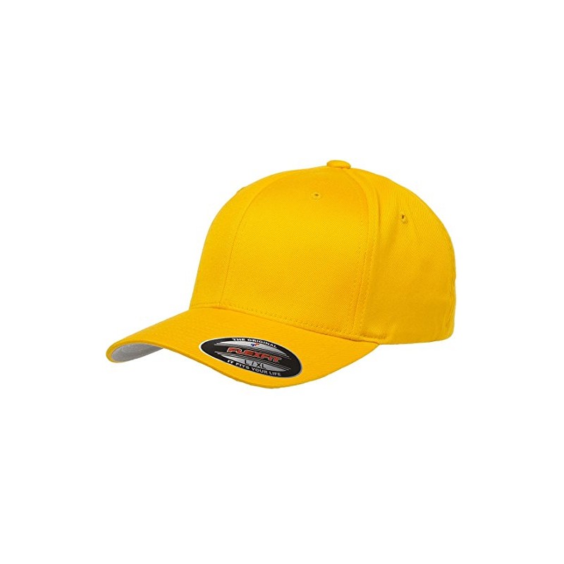 Flexfit 6277 Wooly Combed Twill Cap - Small/Medium (Gold)