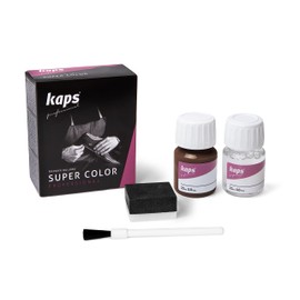 Dye With Primer For Natural And Synthetic Leather Shoes, Kaps Super Color And Preparer, 175 - Deer, 25ml - 0.85 fl. Oz.