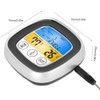 2in1 Digital Food Kitchen Touch Screen Thermometer Temperature Tester Timing