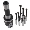 Kimllier 2 Inch Boring Head R8 Shank 9Pcs 1/2 Inch