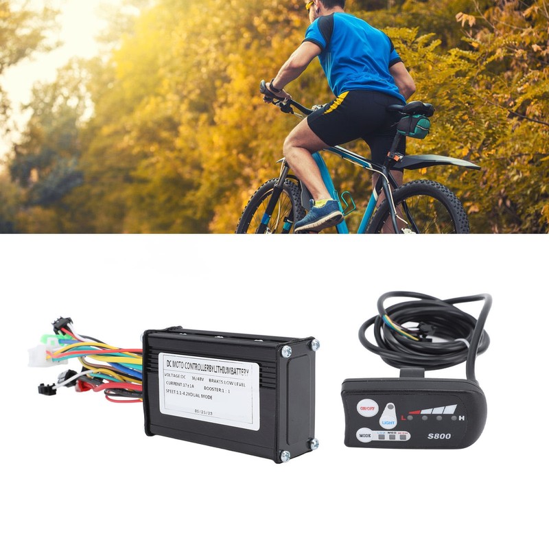 Electric Bike Controller Kit 17A 3 Modes Speed Controller 22.2mm