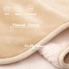 gogobunny Waterproof Bed Blanket, Reversible Sherpa Fleece Throw Blanket for