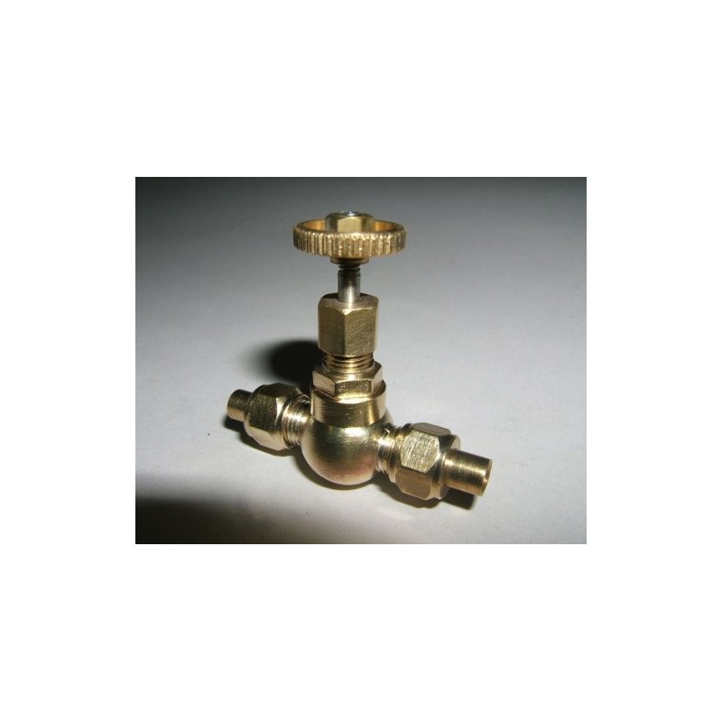 Globe Valves 1/4" pipe 180 deg