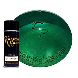 Kustom Canz Base Metallic Green - Aerosol Can