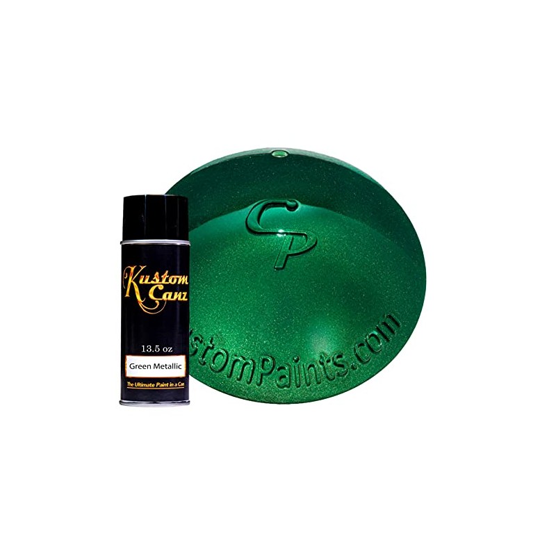 Kustom Canz Base Metallic Green - Aerosol Can