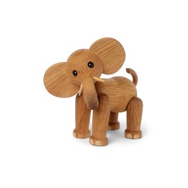 Spring Copenhagen Handmade Wooden Elephant Figurine - Ollie: A Majestic Home Accessory