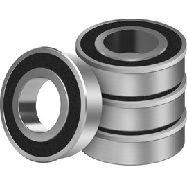 (4-Pack) 5/8" Bearings Carbon Steel - ID 5/8" x OD 1-3/8" Applicable Lawn Mower, Wheelbarrows, Carts and Hand Trucks Wheel Bearings Replacement