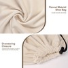 5 Pack Shoe Bags for Travel, Washable Dust Bags Drawstring