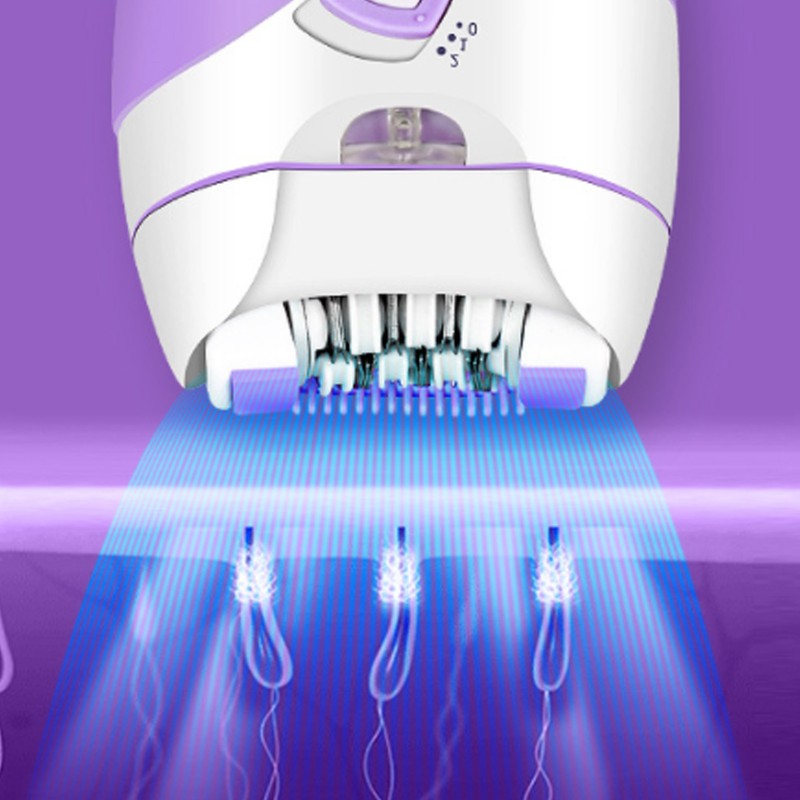 Electric Hair Removal Epilator Rechargeable Detachable Head for Women Man