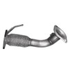 Razstdala 52349 Stainless Steel Exhaust Muffler Flex Pipe Fit For