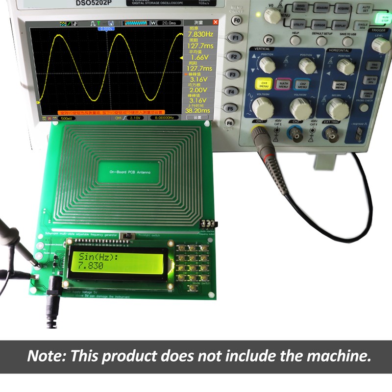 DC 5V Adjustable 0.001Hz-200KHz 7.83Hz Schumann Resonance Ultra-low Frequency Pulse