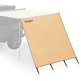 SAMOUT Awning Wall 6.6FT x 8.5FT Multi-Side Universal Awning Extension Waterproof Ripstop UV-Resistant for Windbreak & Sun Shade
