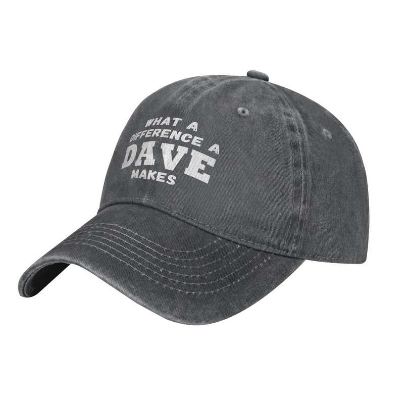 What A Differences A Dave Makes Hat Baseball Cap Hats