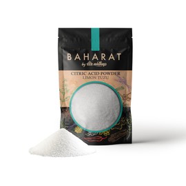 BAHARAT by Anthap Citric Acid Powder, Food Grade, Ideal for Sour Drinks and Food Preservatives, Perfect for Making Cleanser and Bathbomb, 500g