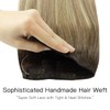 hotbanana Wire Hair Extensions, 14 inch 75g Walnut Brown to