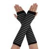 sourcing map Women's Arm Warmers Winter Knitted Cold Elbow Long