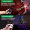 200LED Christmas Tree Waterfall String Light RGB Color Xmas Decor